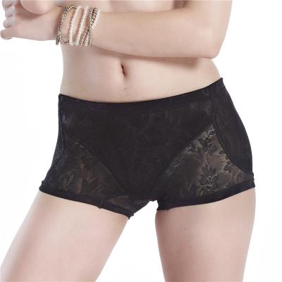 China Antibacterial Women's Butt Lifter Shapewear Enhancer Padded Control Panties Briefs Butt Hip Pants Lace Up Underwear for sale