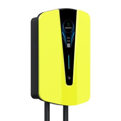 China AC Home Charging GREENWATTZ EV Charger Factory Manufacturer Ocpp Mennekes Type 2 32a 3 Phase 7kw 22kw Wallbox Fast Electric Charging Station EV C for sale