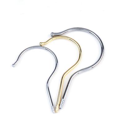 China Viable Multifunctional Display Metal Coat Hanger Hooks For Clothes Boards Single Hanger Gold Hook Metal Hooks For Hanger for sale