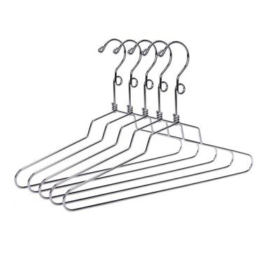 China Traditional Durable Aluminum Metal Wire Kids Hanger Baby Non-Slip Hangers for sale