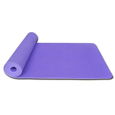 China Fitness 6mm Thickness Strip Yoga Mat Manufacturer for sale