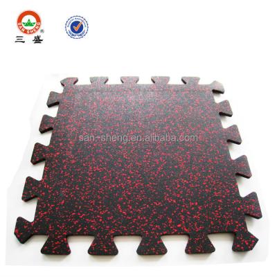 China Puzzle Anti-Slip Mat Fitness EVA Rubber Top and Bodybuilding Mat for sale