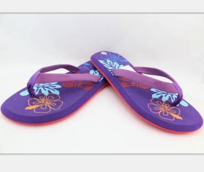 China Adult Flip Flops Custom Printed Eva Flip Flops for sale