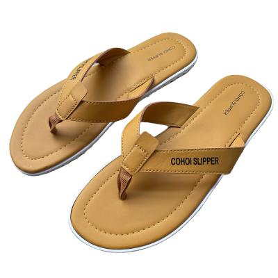 China Anti-slippery Summer Beach Casual Flip Flop Custom Slipper For Men for sale