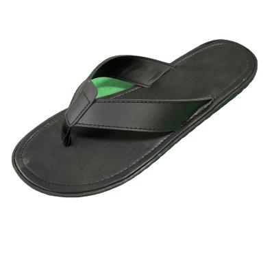 China 2022 Best Quality Leather Anti-Slippery Flip Flops For Man for sale