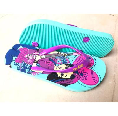 China Flip Flops 2018 Cartoon Print Novelty Slippers For Girls for sale