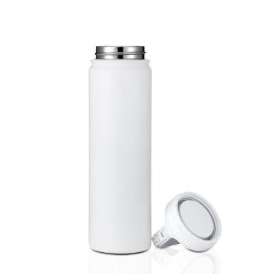 China PORTABLE Thermo Wall Insulated Stainless Steel Bottle Double Mug Wide Mouth Vacuum Insulated Mug With Handle for sale