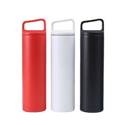 China OEM New Design PORTABLE Stainless Steel Tumbler Gym Water Bottle Stainless Steel Vacuum Insulated Cup With Handle Lid for sale