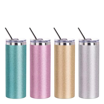 China Amazon Success Rainbow PORTABLE Double Liner Wall New Design 30oz Stainless Steel Tumbler With Straw for sale