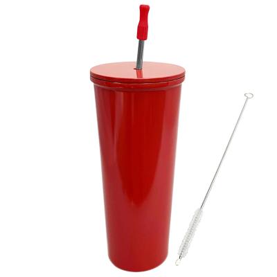 China PORTABLE Milk Wine Beer Stainless Steel Tumbler With Straw for sale