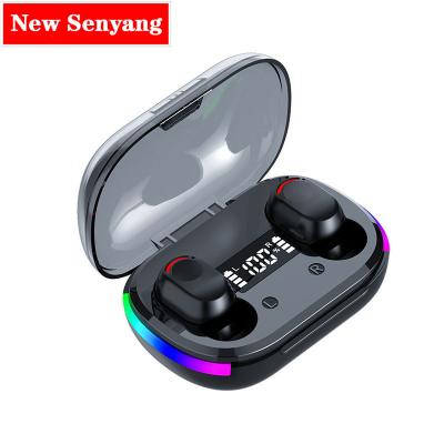 China K10 Bluetooth Headset TWS Viable Frontier Wireless Digital Display Shining Dynamic RGB Light Effect In-Ear Sports Type Earplug for sale