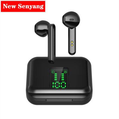 China L12 Bluetooth Headset TWS Smart Digital Display Wireless In-Ear Motion Viable Noise Canceling Waterproof Contact Sports Earplugs for sale