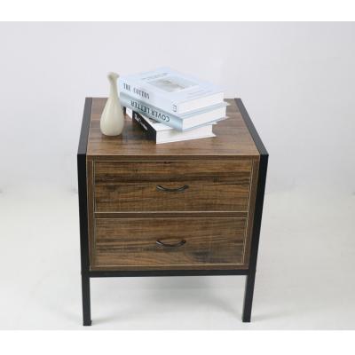 China Apoyo Modern Wooden Bedside Metal End Tables Metal End Tables Mesa Side Table Final for sale