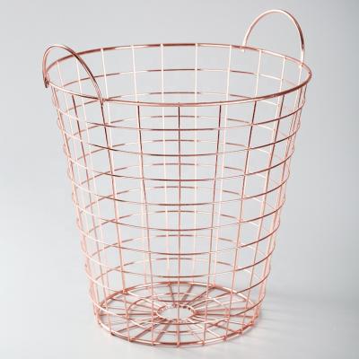 China Mid Century Modern Lavender Servicio Toys Storage Rack Laundry Basket Metal Mesh Laundry Hangers and Racks Modern Bamboo Laundry Bag for sale