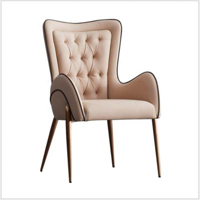 China Modern Luxury Silla De Silla Modern Home Living Room Chairs And Office Furniture PU Leather Dining Chair for sale