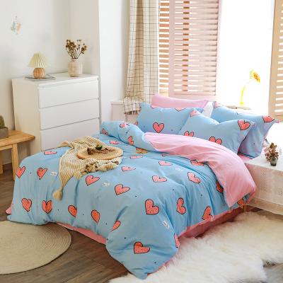 China High Quality China Manufacturer Textile Breathable Home Popular Pattern Comforter Cover Bed Sheet Pillowcase for sale