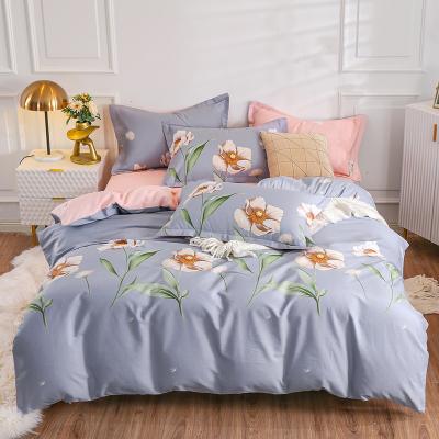 China High Quality Breathable Cotton Quilt Cover Sheet Pillowcase Popular Pattern Home Textile Manufacturer in China for sale