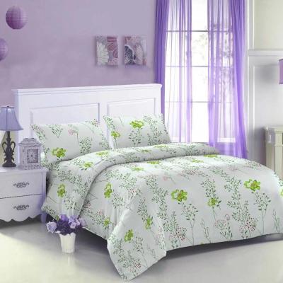 China Breathable Bedding Quilt Protector Sheet Pillowcase Set Flower Pattern Fabric All Polyester Home Fabrics Printing Fabric for sale