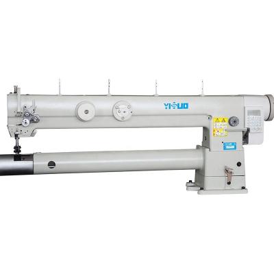 China HIGH-SPEED YS-4431D-L Clip Buried Machine Super Long Arm Tubing Bed Compound Feeding Two Needles Sewing Machine for sale