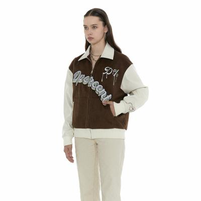 China 2022 QUICK DRY Custom Letterman Varsity Jacket Wholesale Women Baseball Jacket Custom Women Grow Varsity Jackets for sale