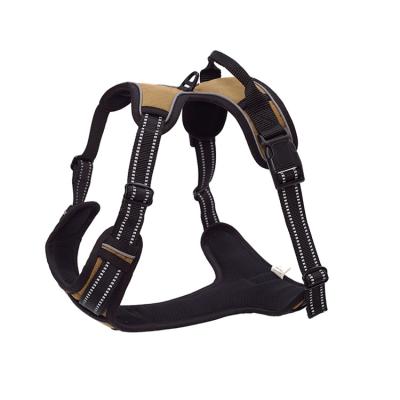 China Sustainable Durable Breathable Sled Dog Harness Adjustable Pull Set Outdoors With Reflection And Waterproof for sale