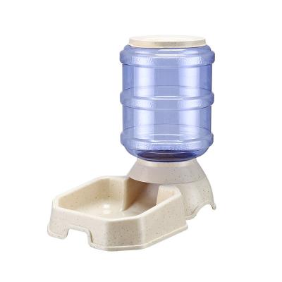 China Sustainable Plastic Automatic Pet Food Feeder And Water Dispensers Food Storage Container Self Station Pet Feeding Supplies for sale