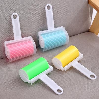 China Cat Dog Comb Tools Viable Reusable Washable Reusable Washable Pet Hair Remover Silicone Fiber Remover Hair Brush Cleaning Roller for sale