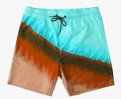 China Summer Breathable Custom Mens Beach Board Surfing Shorts Loose Drawstring Quick Dry Sports Swimming Shorts Trunks for sale