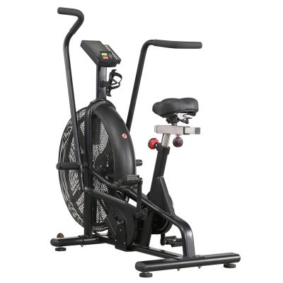 China Fascinating Black Steel Plastic Home Use Price Gym Equipment Air Resistance Exercise Fan Bike for sale