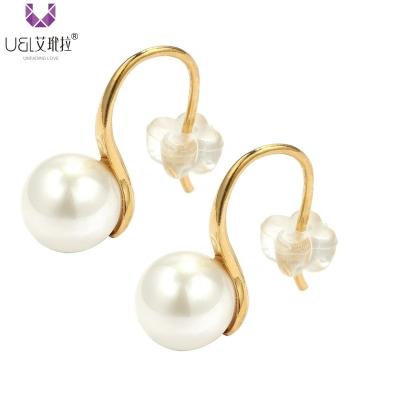 China AIDAILA Perfect Fashion Colorful Freshwater Fishhook Exquisite Small Pearl Earrings for sale