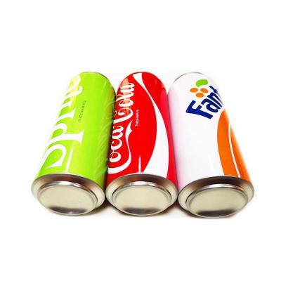 China Custom skinny canned food factory direct sale vacuum metal beer bottle kola shape tin packaging box can for sale