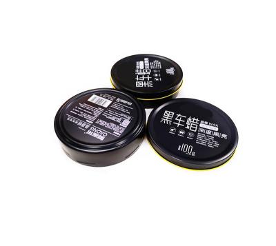 China New Manufacturers Screw Tinplate Car Recyclable Custom Wax Metal Seal Imported Round Packaging Boxes for sale