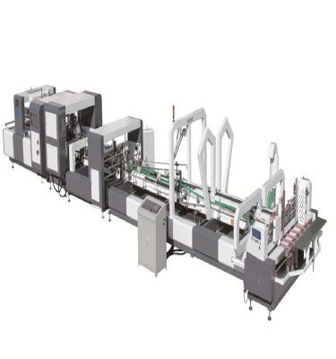 China Automatic Beverage Hebei Folder Stitching Glue Machine For Carton Box for sale