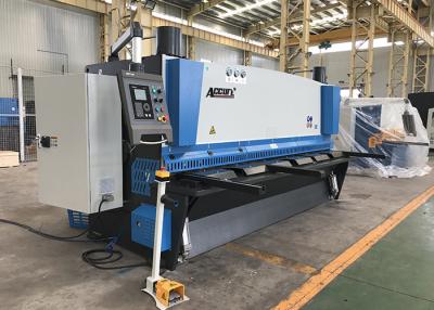 China Carbon Steel Cutting Guillotine Shearing Machine With Delem DAC360 CNC Control for sale