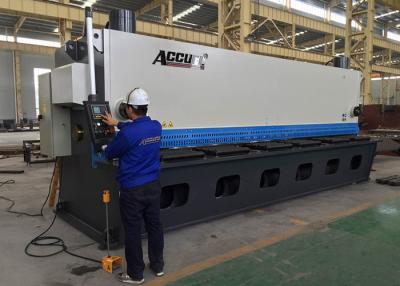 China 18.5KW Guillotine Metal Cutting Machine With Germany ELGO P40 NC Control System for sale