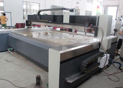 China CAD / CAW Software Water Jet Glass Cutter , 5 Axis Water Jet Cutting Services for sale