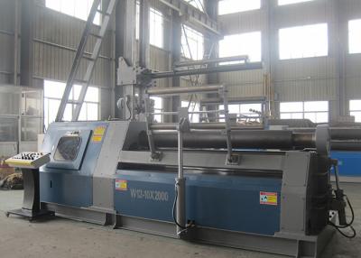 China PLC het Blad van de Controleplaat Hydraulische Rolling Machine22kw Macht W12-20*2000 Te koop