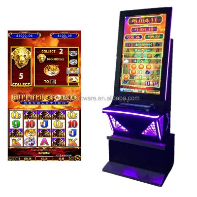 China 43 Inch Touch Screen Vertical Amusement Arcade Game Machine With Aristocrat Gold Buffalo Gold for sale