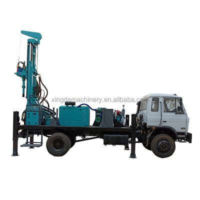 China Farms Factory Price Sales Well Rigs Drill 100 Meters With Truck for sale