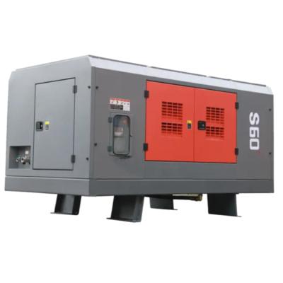 China 18-30bar Lubricated Diesel Air Compressor High Pressure Air Compressor for sale