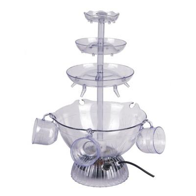 China AS Home Use Party Wine Fountain Plastic Fountain Cocktail for sale