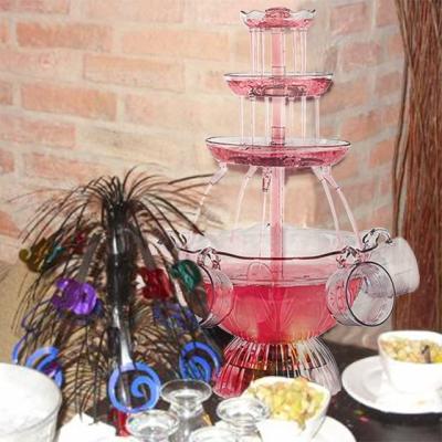 China AS Wedding Plastic Electric Juice Appliance Elegant Wine Fountain for sale