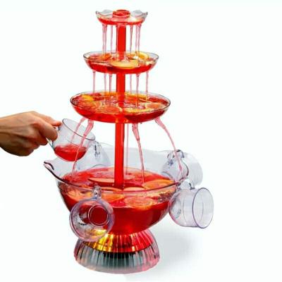 China High Quality Party Decoration Party Cocktail Wine Fountain for sale