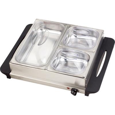 China Tray Warming Novel Products Party Use Stainless Steel Buffet Server Food Warmer Tray for sale