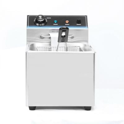 China Electric Deli Commercial Countertop Deep Fryer with Over Temperature Protection for sale