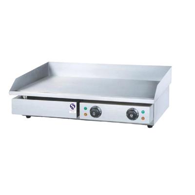 China Hot Selling Deli Zone Control Worktop Flat Plate Twin Electric Griddle for Restaurant for sale