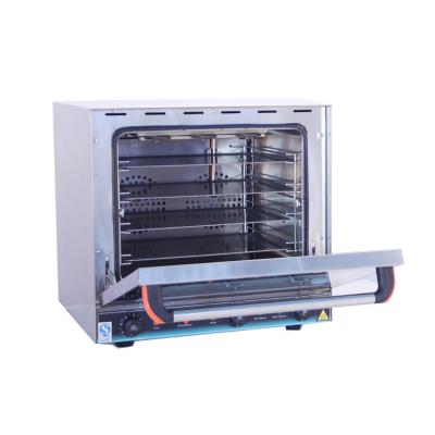 China Commercial Convection Fans 2 Chamber 4 Trays Electric Convection Oven With Hot Air for sale