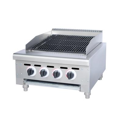 China High Quality Safety Lava Rock Grill Commercial Use Grocery Kitchen Equipment OEM for sale