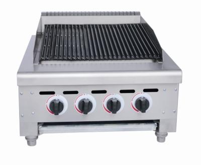 China Grocery Factory Direct Selling Safety Cooking Hotel Food Grade Material SS Lava Rock Gas Grill For for sale