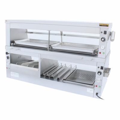 China Commercial Factory Restaurant Equipment Restaurant Stainless Steel Electric Kitchen Showcase for sale